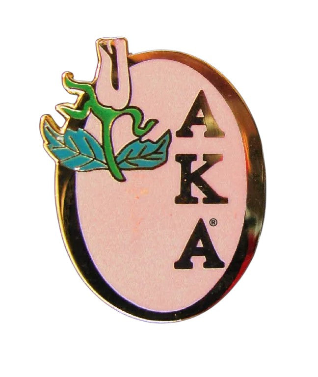 AKA Flower Lapel Pin