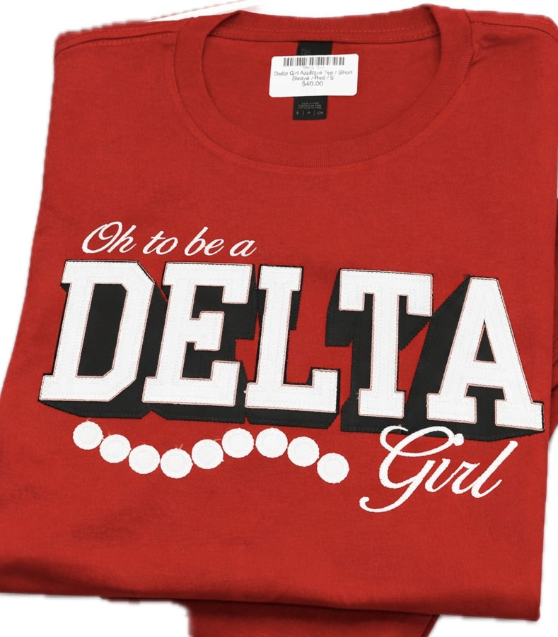Delta Girl Applique Tee