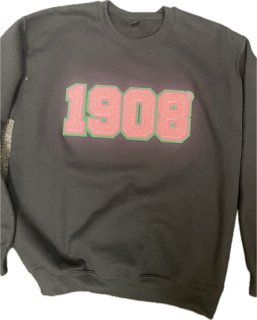 AKA 1908 Chenille Crewneck