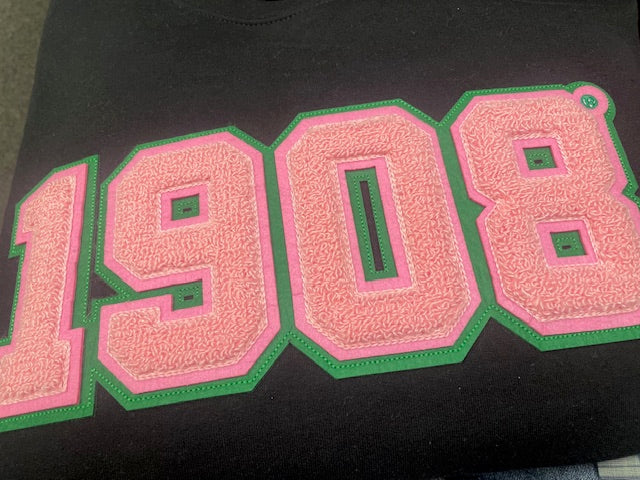 AKA 1908 Chenille Crewneck