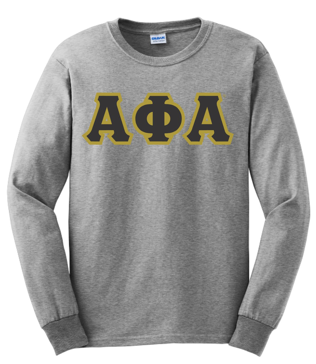 Alpha Basic Applique Long Sleeve