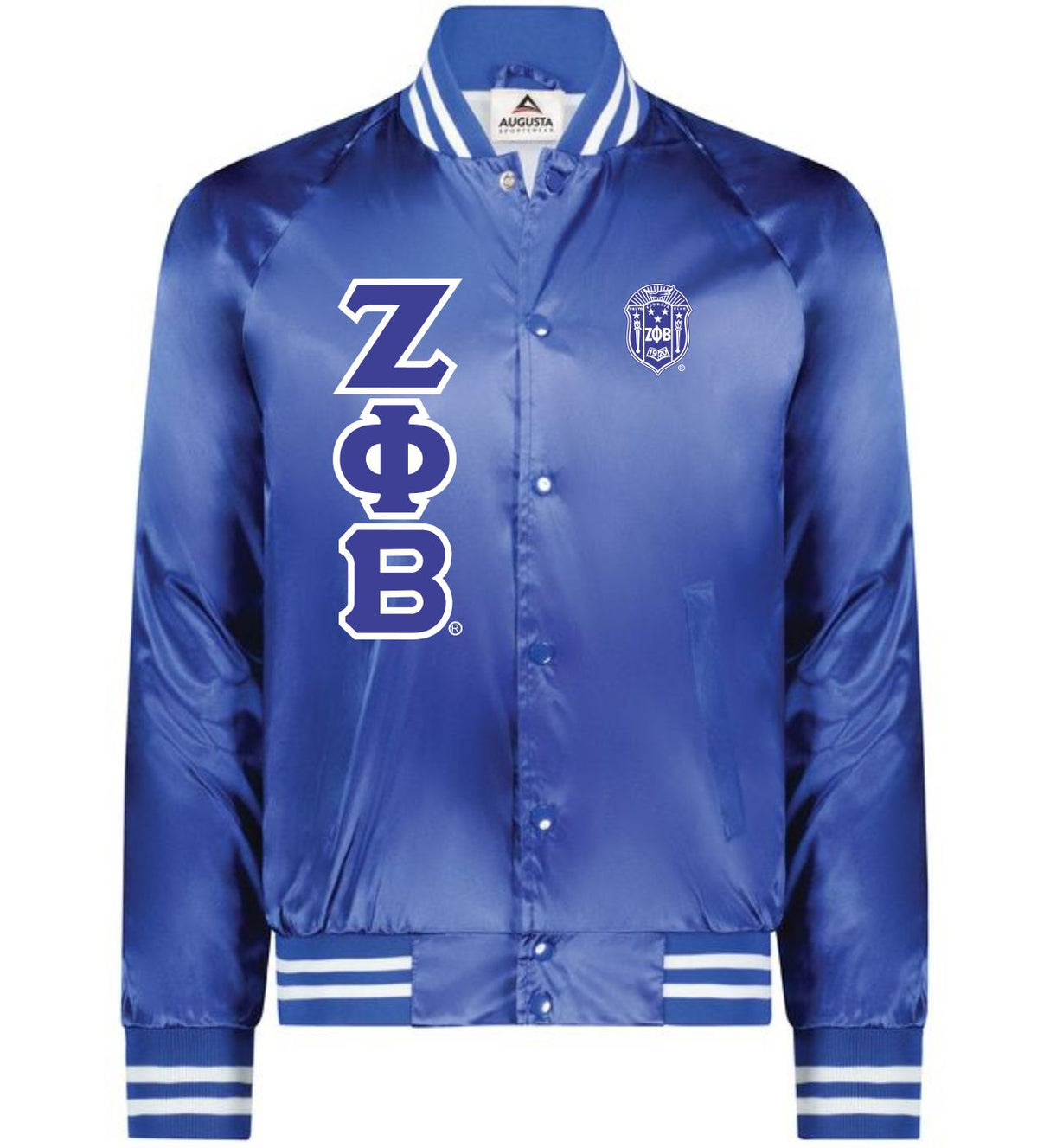 Zeta Striped Satin Jacket