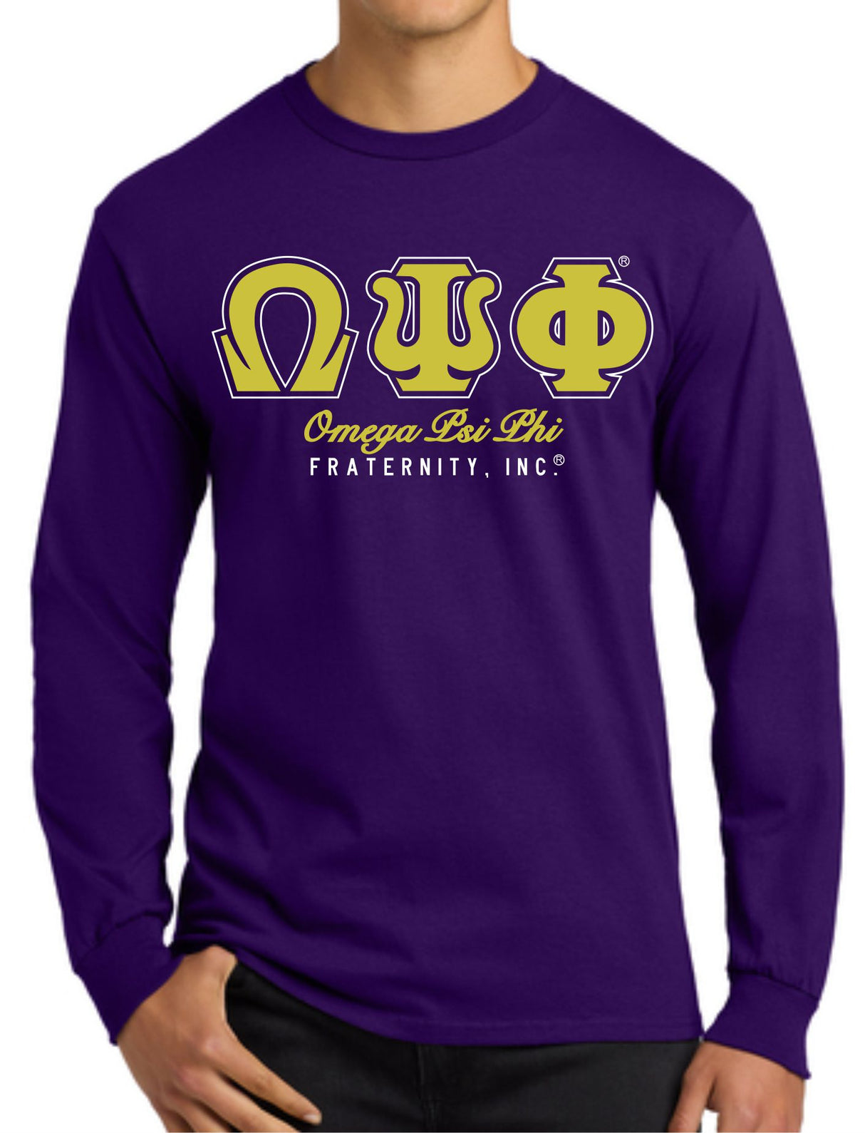 Omega Outline Script Tee