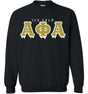 Alpha Phi Alpha, Paraphernalia, Fraternity, Men, NPHC Greek, Embroidery, Shirt, Sweatshirt, Crewneck, Applique