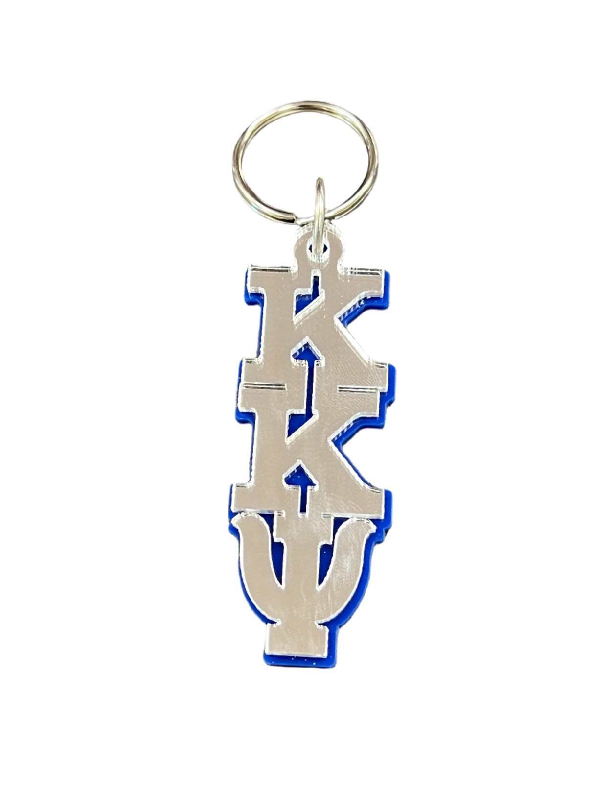 KKPsi Large Letter Mirror Keychain