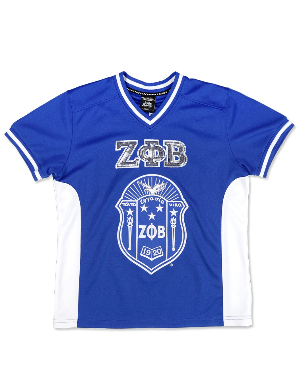 Zeta Embroidered Football Jersey