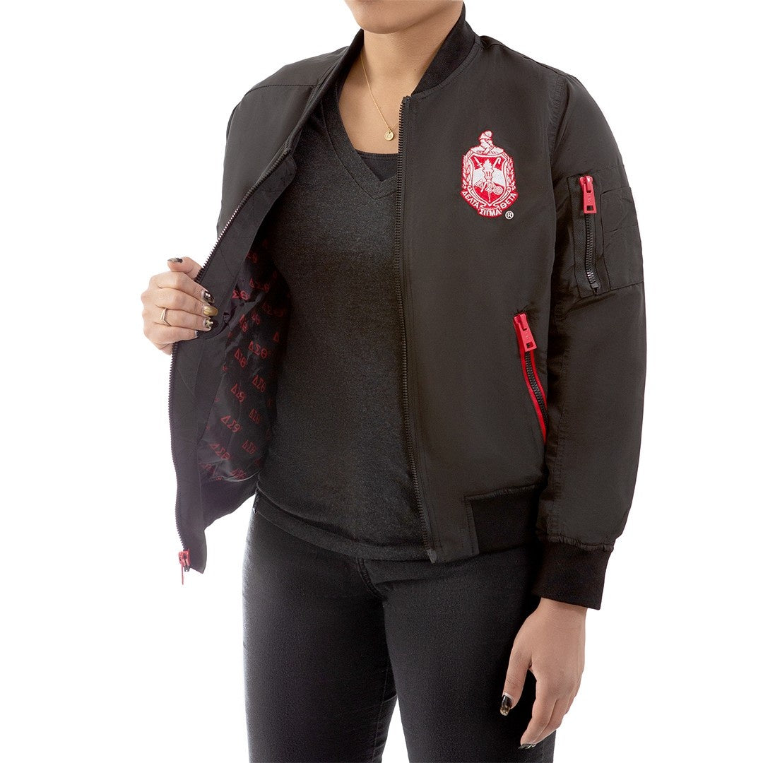 Delta Sigma Theta Greek Sorority Bomber Jacket