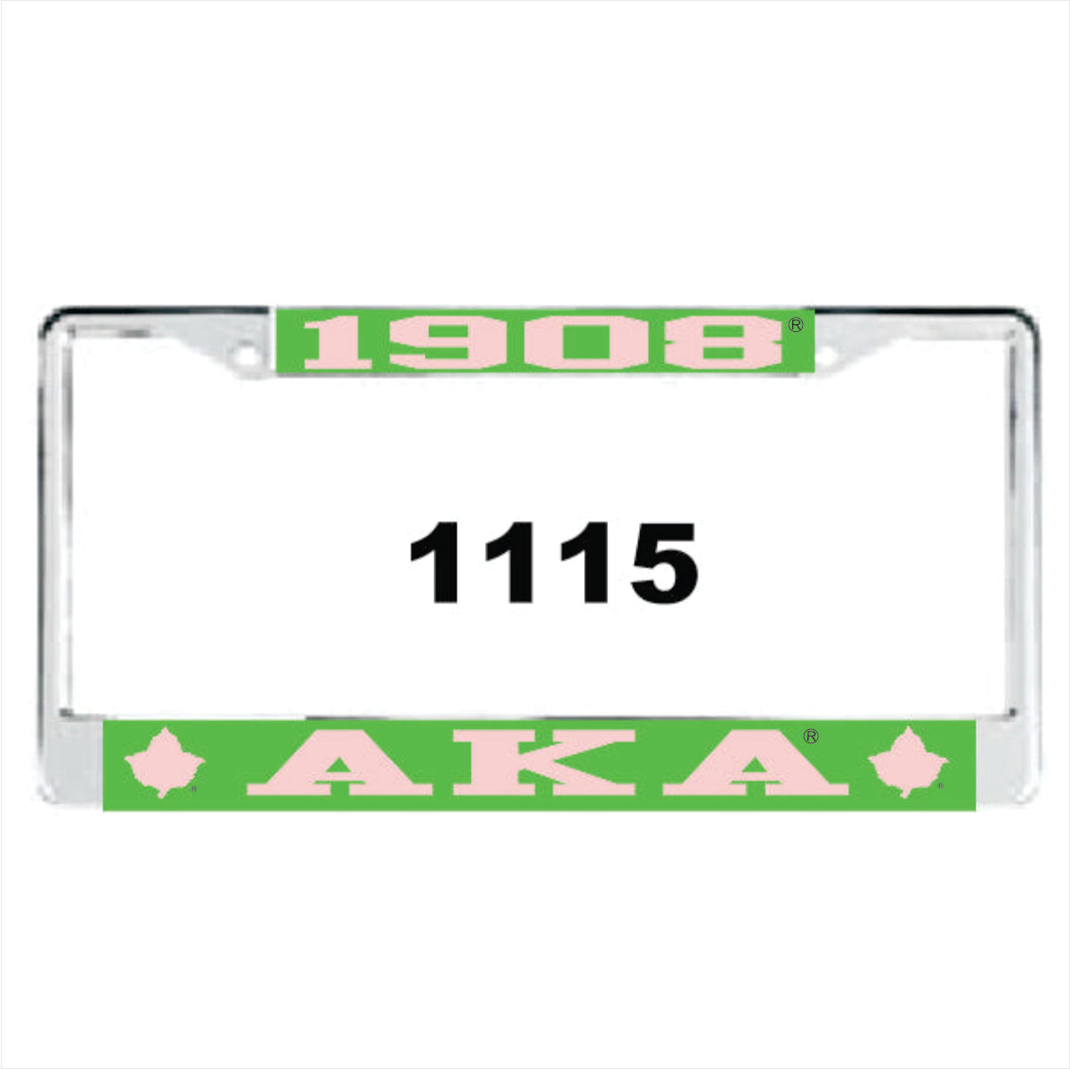 AKA 1908 Ivy Auto Frame Green/Pink