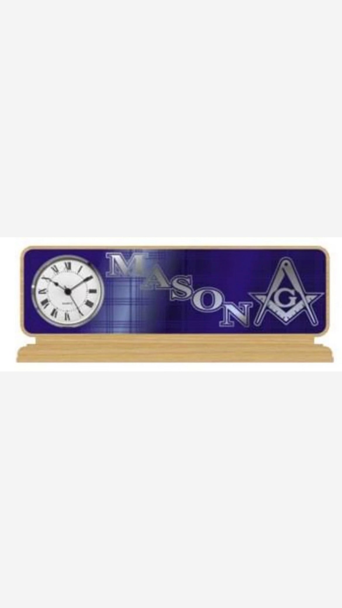 Mason Desktop Clock