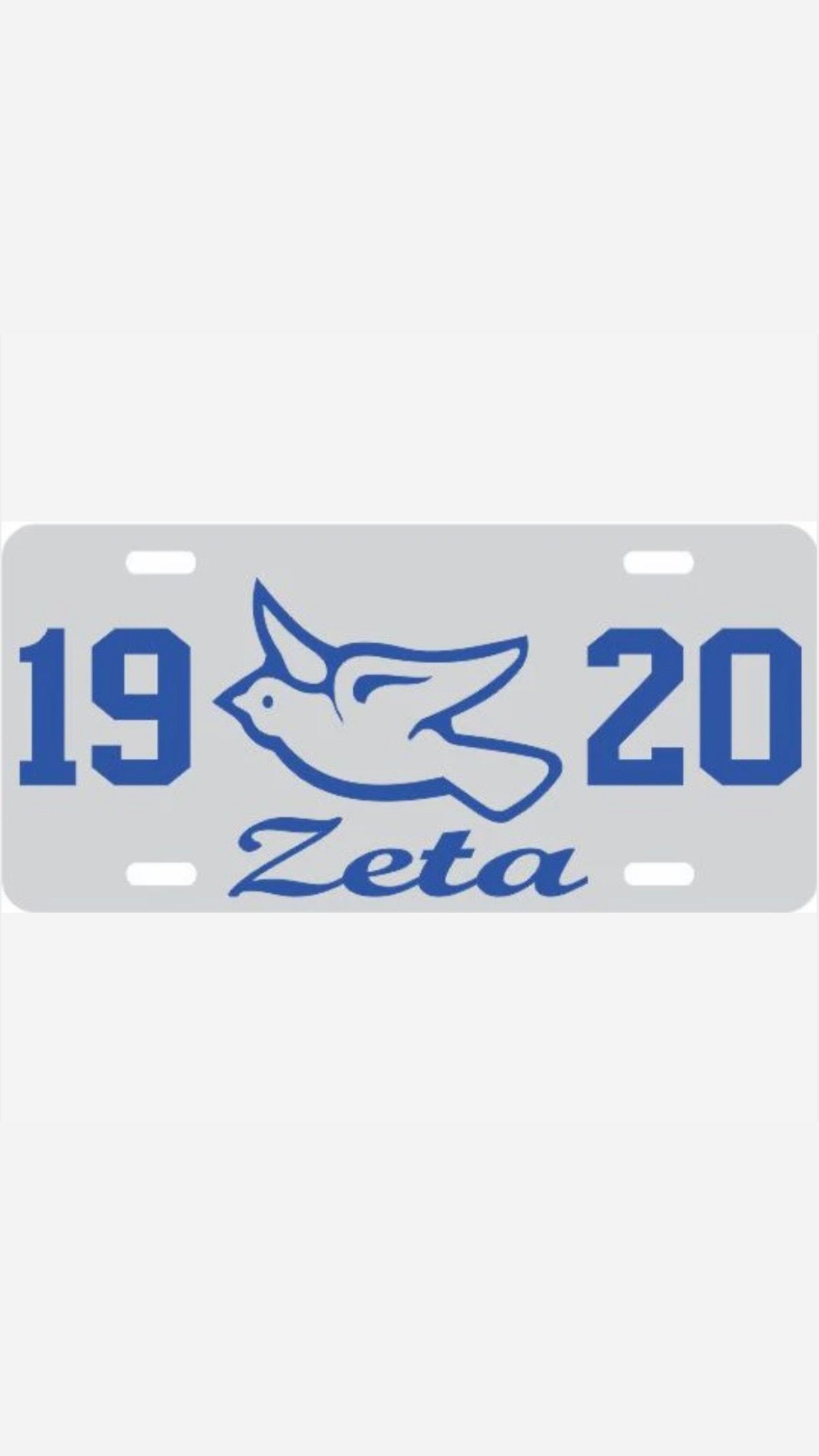 Zeta 1920 Dove Zeta Tag Silver/Royal