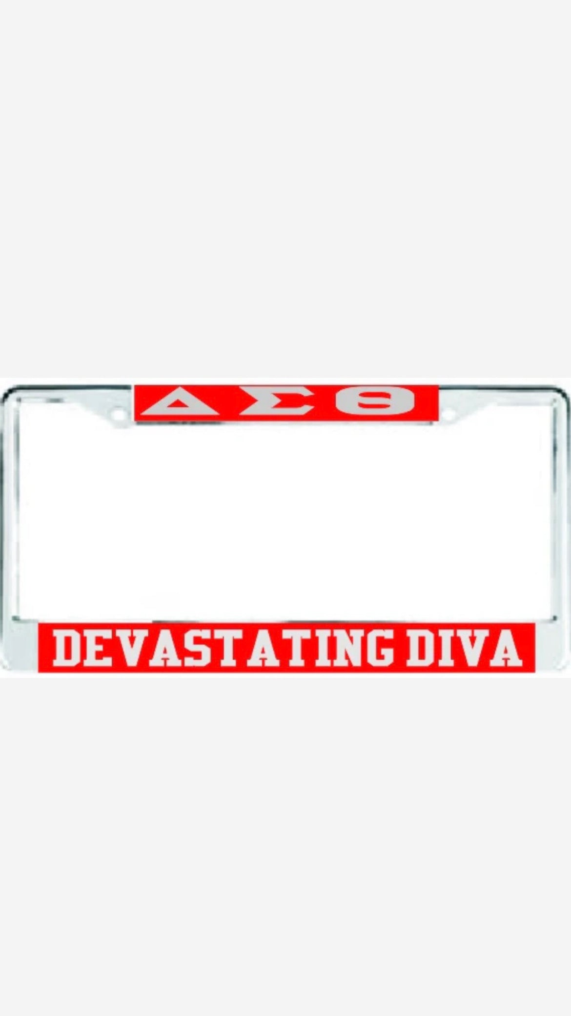 Delta Dev Diva Frame Red/Silver