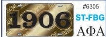Alpha Gold Founder Back Auto Tag