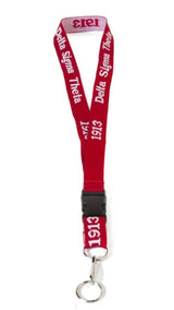 Delta Embroidered Lanyard