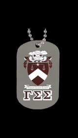 GSS Silver Double Sided Dog Tag