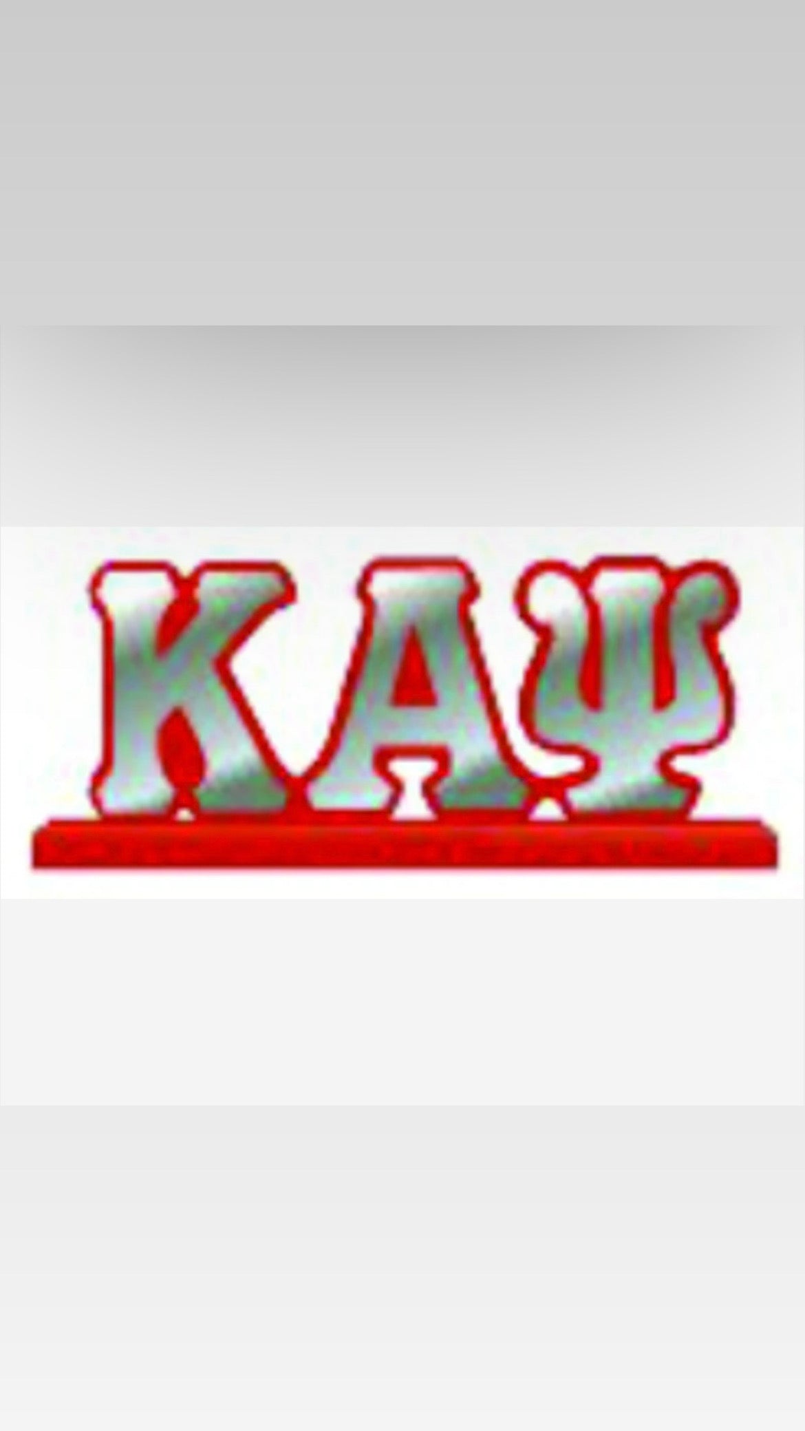 Kappa Desktop Letters with Color Base