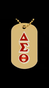 Delta Gold Double Sided Dog Tag