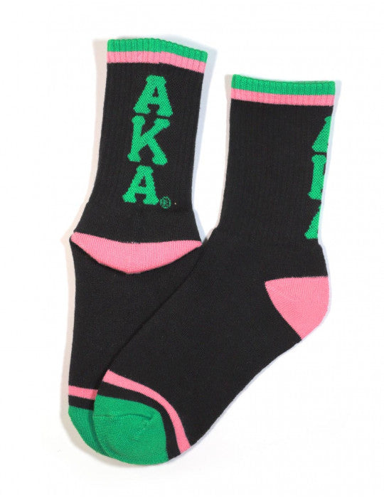 AKA Letter Socks