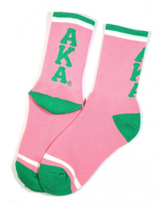 AKA Letter Socks