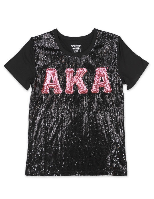 Alpha Kappa Alpha, NPHC, Greek Organization, Ladies, Sorority, Shirt, Paraphernalia, AKA, 1908, Sequin