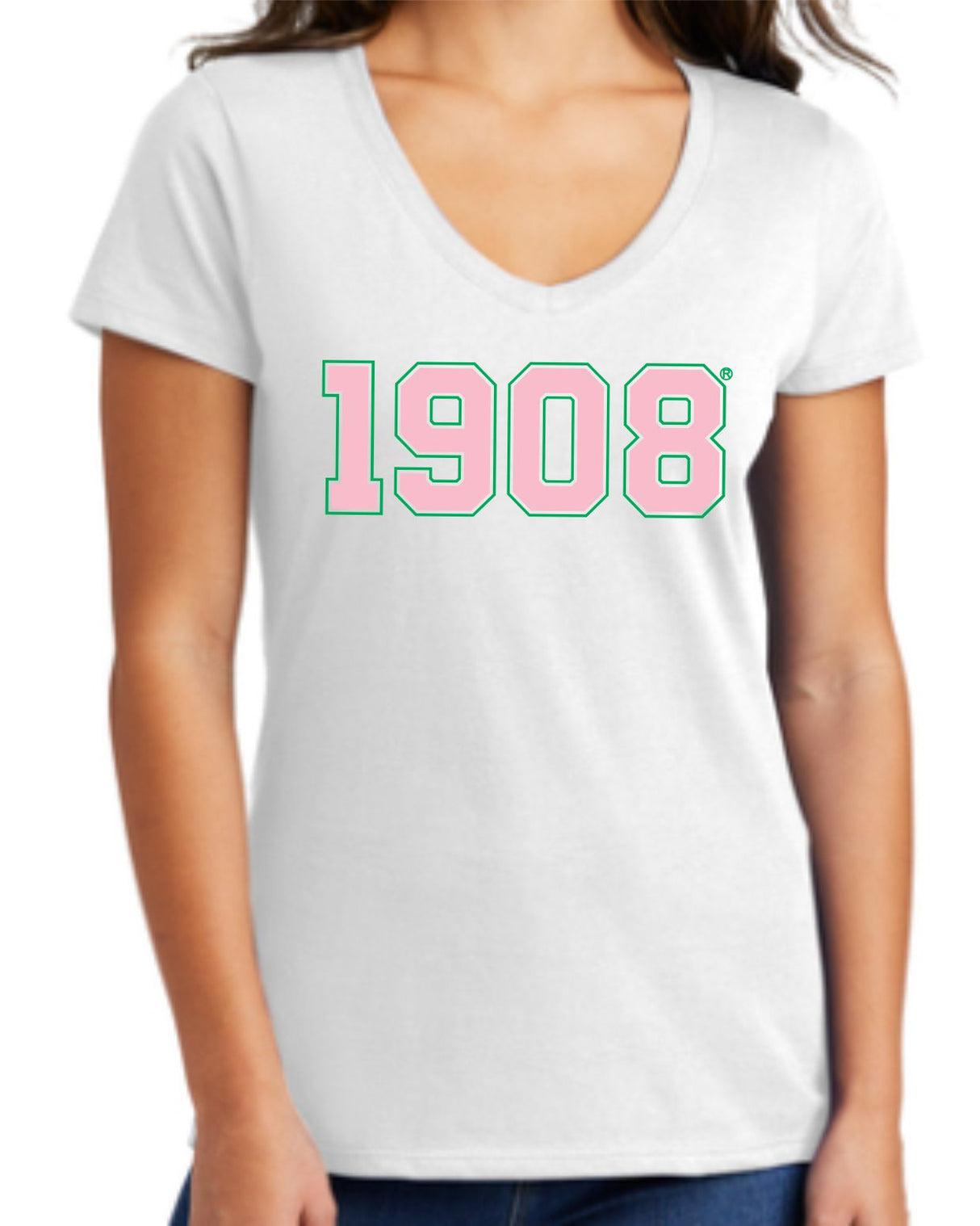 AKA 1908 Printed Vneck