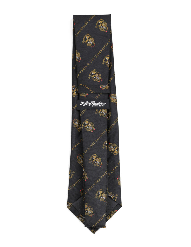 Alpha Emblem Neck Tie