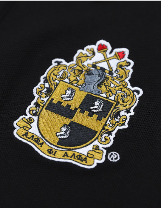 Alpha Letter Crest Polo