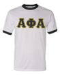 Alpha Phi Alpha, Paraphernalia, Fraternity, Men, NPHC Greek, Embroidery, Ringer