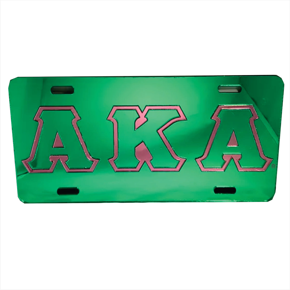 AKA Auto Tag Green/Pink