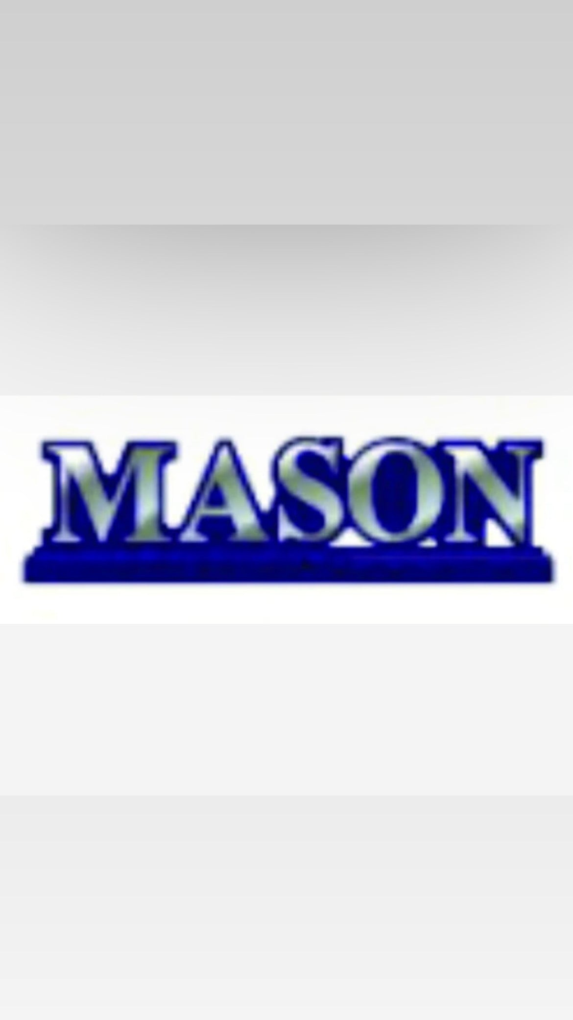 Mason Desktop Letters with Color Base