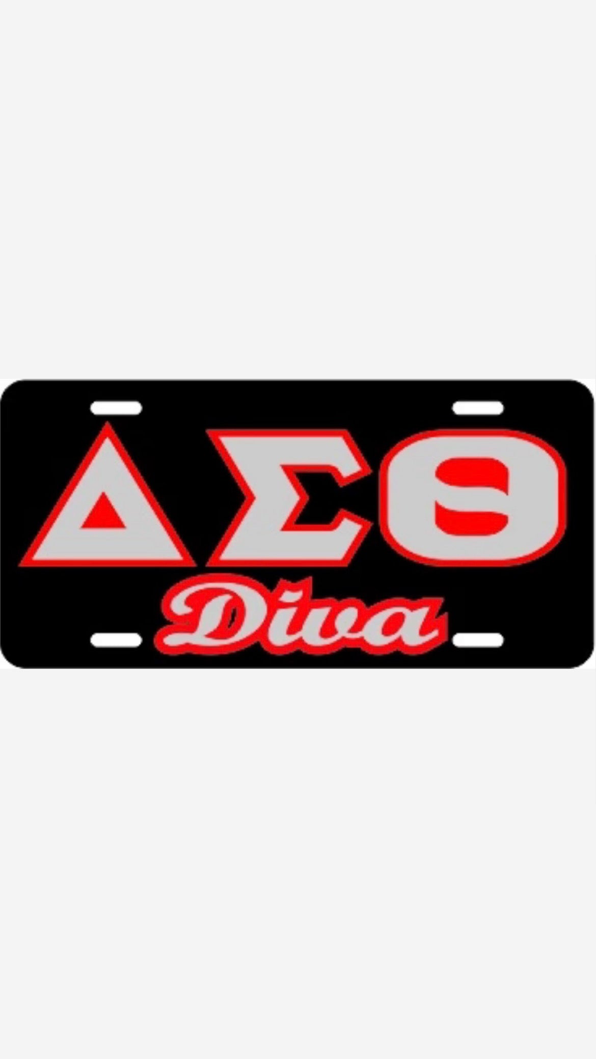 Delta Diva Tag Black/Silver/Red