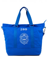 Zeta Canvas Script Tote Bag