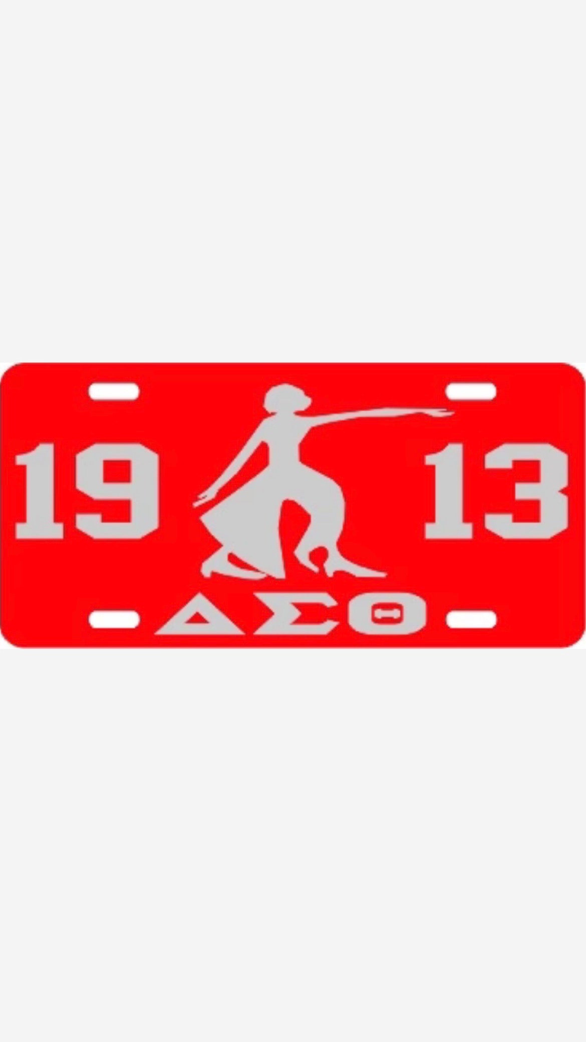 Delta Fortitude Tag Red/Silver