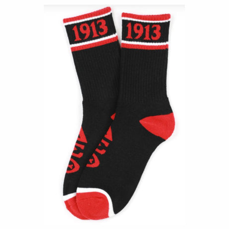 Delta Knit Letter Socks