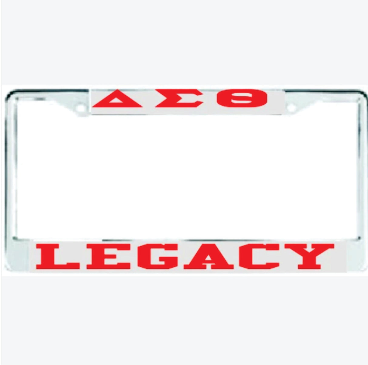 Delta Legacy Auto Frame Silver/Red