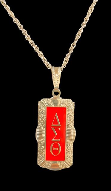 Delta Red Pendant w/ Chain