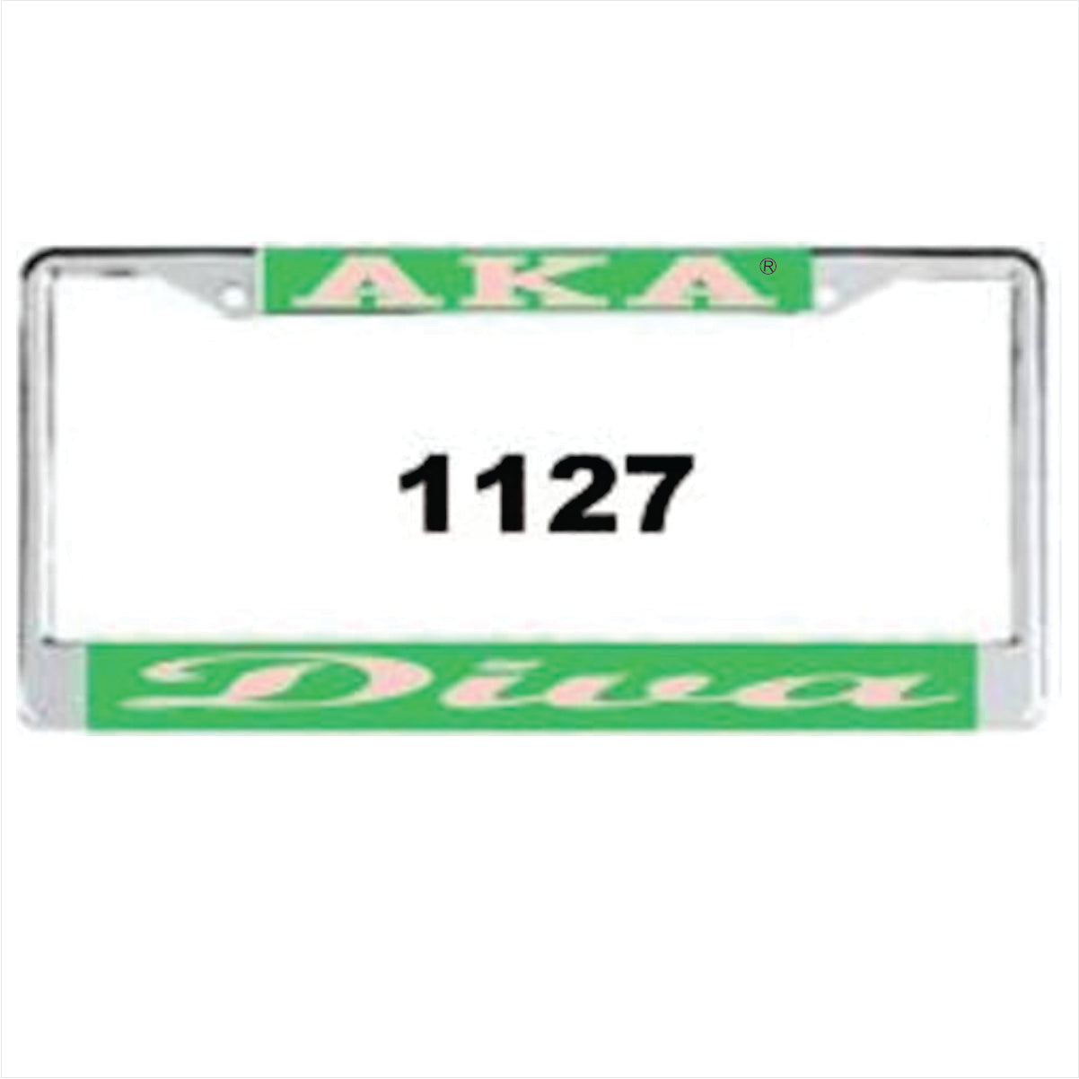 AKA Diva Auto Frame Green/Pink