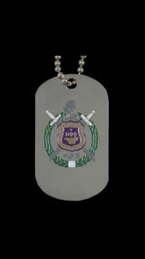 Omega Silver Double Sided Dog Tag