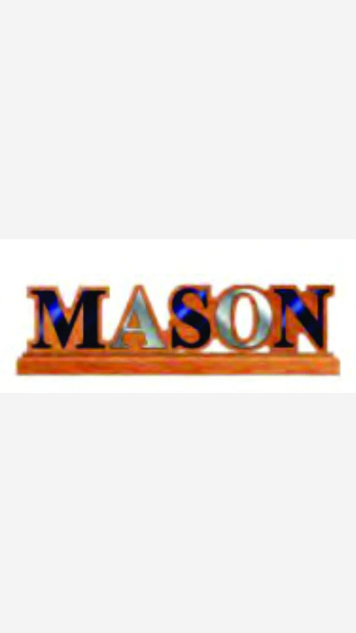 Mason Desktop Letters