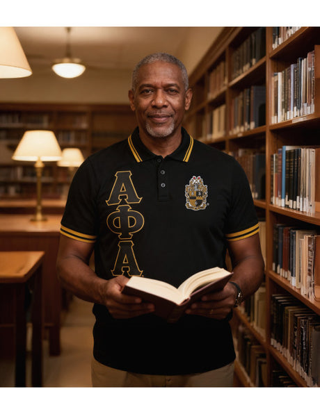 Alpha Letter Crest Polo