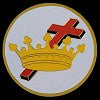 Cyrene Crusader Round Auto Emblem