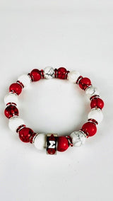 Delta Stone Bead Bracelet