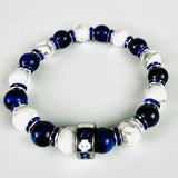 Zeta Stone Bead Bracelet