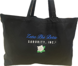 Zeta Cotton Canvas Jumbo Tote