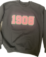 AKA 1908 Chenille Crewneck
