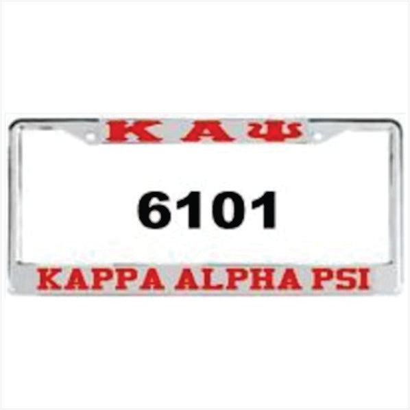 Kappa Auto Frame Silver/Red