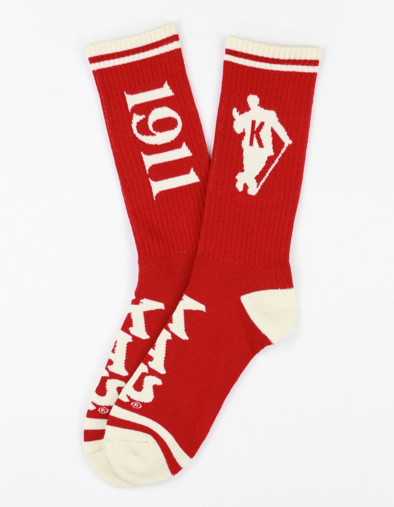 Kappa Knit Letter Socks