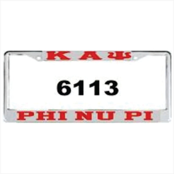 Kappa PNP KAP Auto Frame Silver/Red