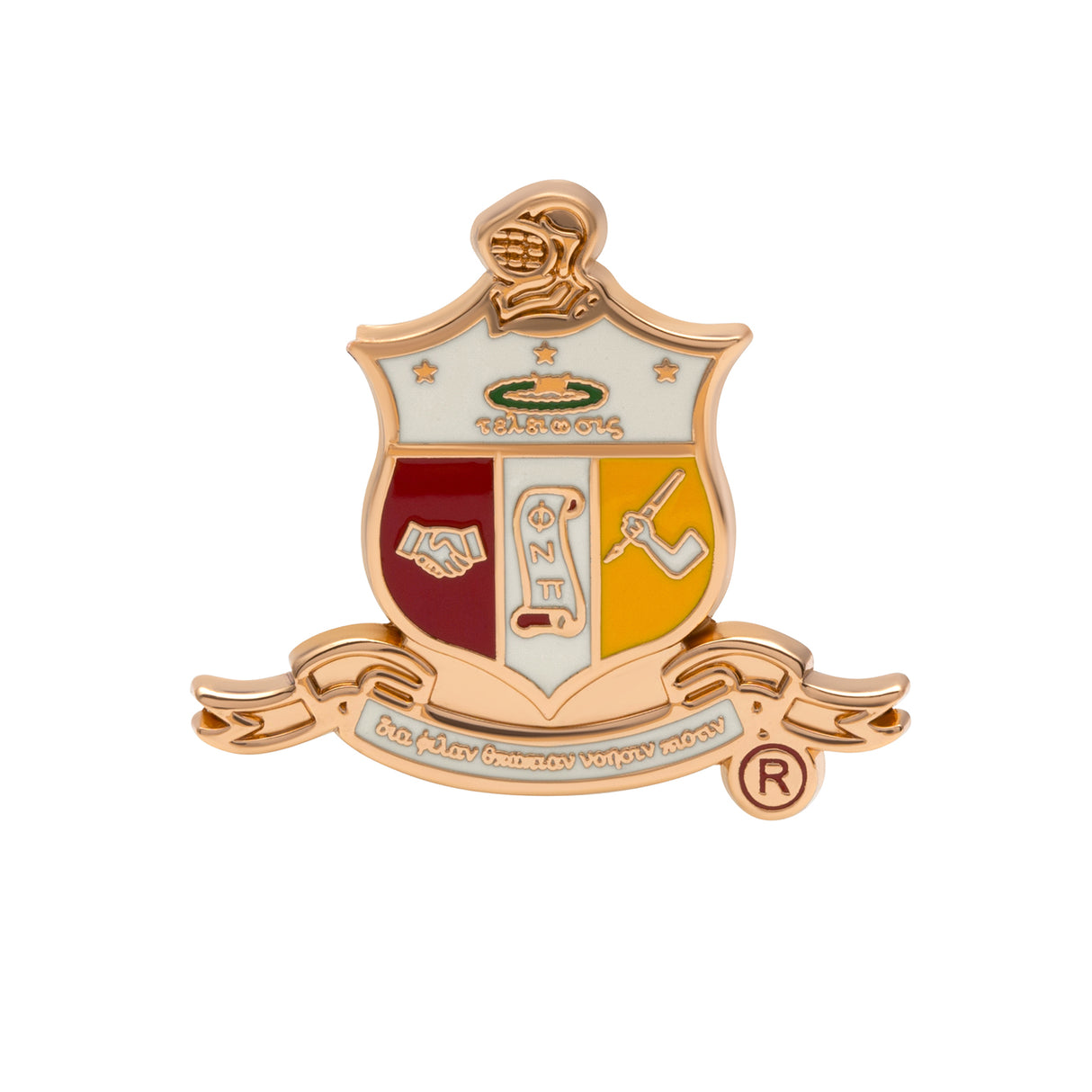 Kappa Alpha Psi KAPsi Nupe Lapel Pin Crest Shield Color Enamel