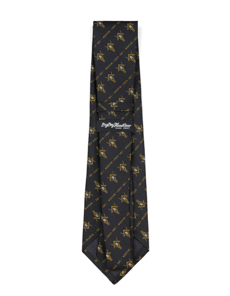 Mason Emblem Neck Tie