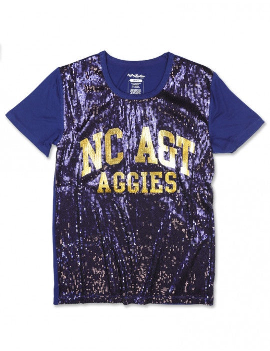 NC A&T Sequin Top